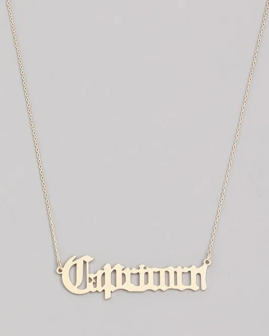 Zodiac Necklace