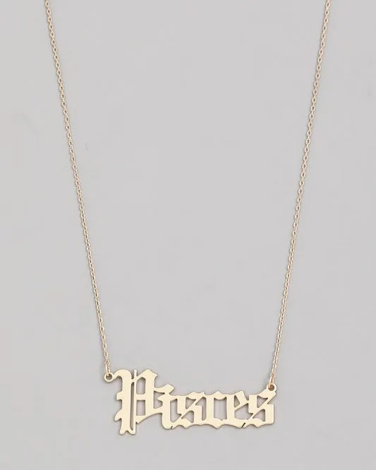 Zodiac Necklace