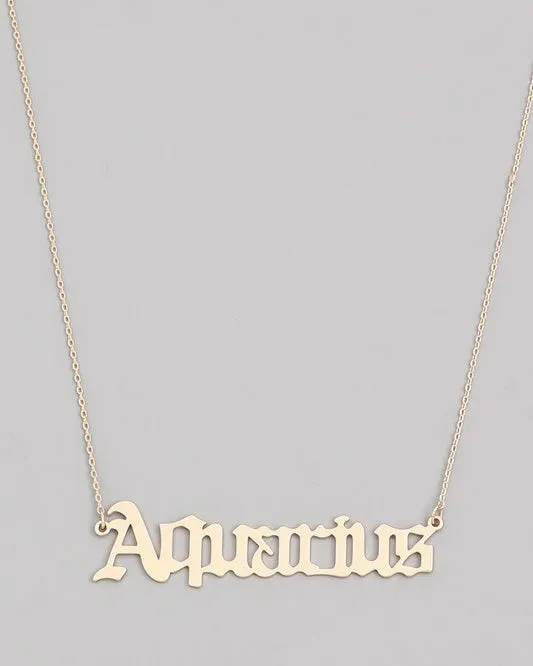 Zodiac Necklace
