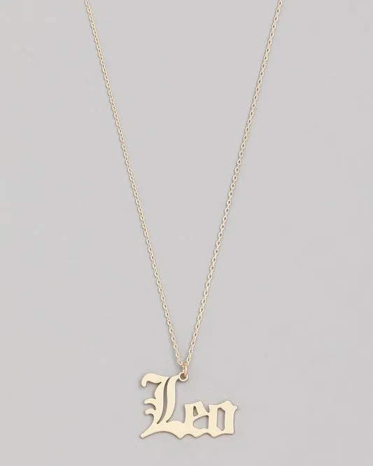 Zodiac Necklace