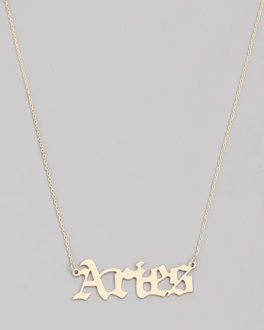 Zodiac Necklace