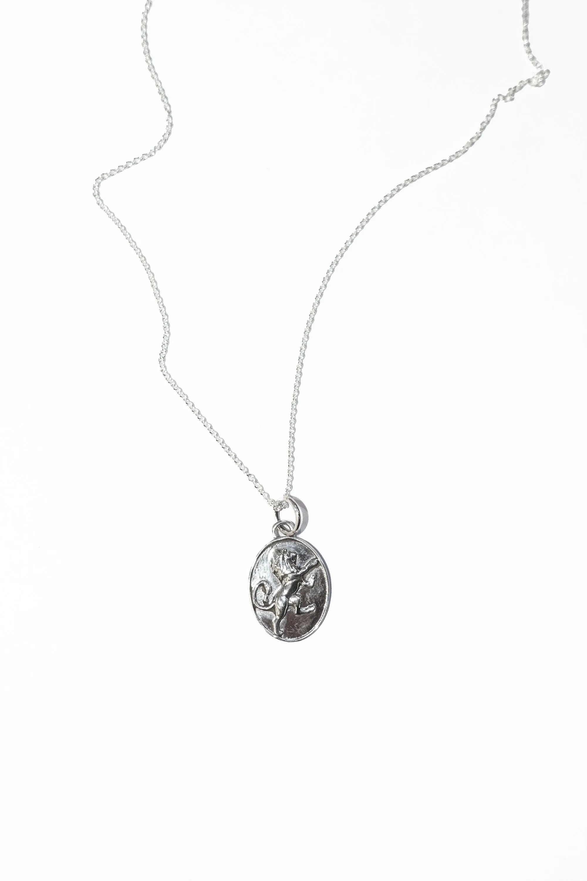 Zodiac Pendant Necklace in Sterling Silver