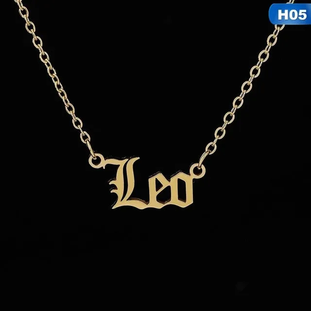 Zodiac Pendant Necklaces