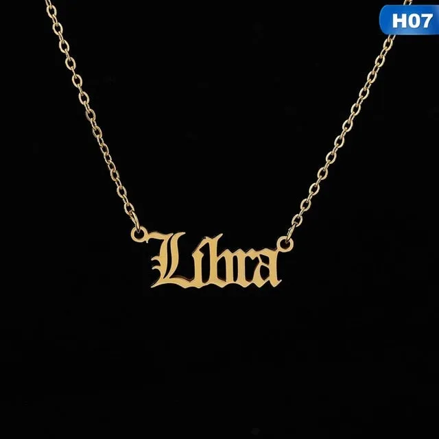 Zodiac Pendant Necklaces