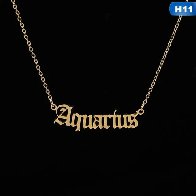 Zodiac Pendant Necklaces