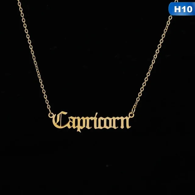 Zodiac Pendant Necklaces