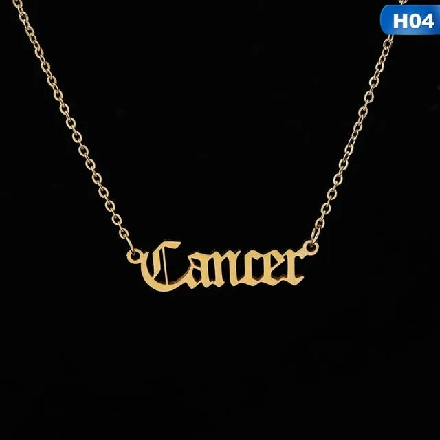 Zodiac Pendant Necklaces