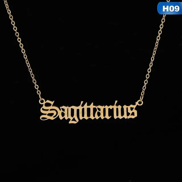 Zodiac Pendant Necklaces
