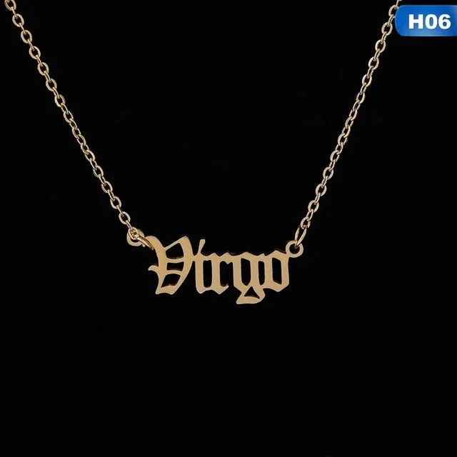 Zodiac Pendant Necklaces