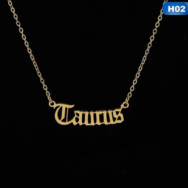 Zodiac Pendant Necklaces