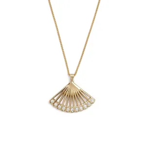 Zoe Fan Necklace