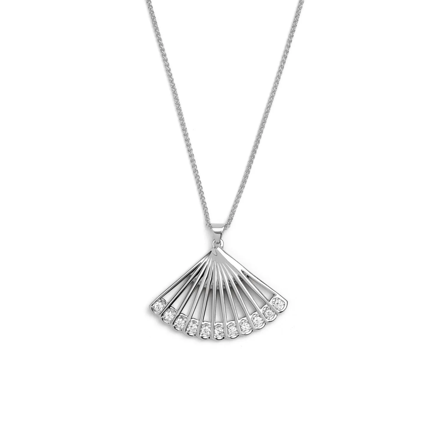 Zoe Fan Necklace
