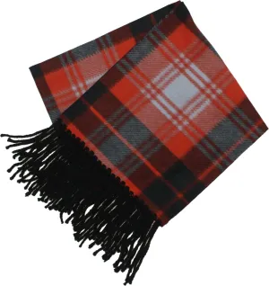 ZUZIFY Fleece Scarf With Chunky Yarn Fringed Ends